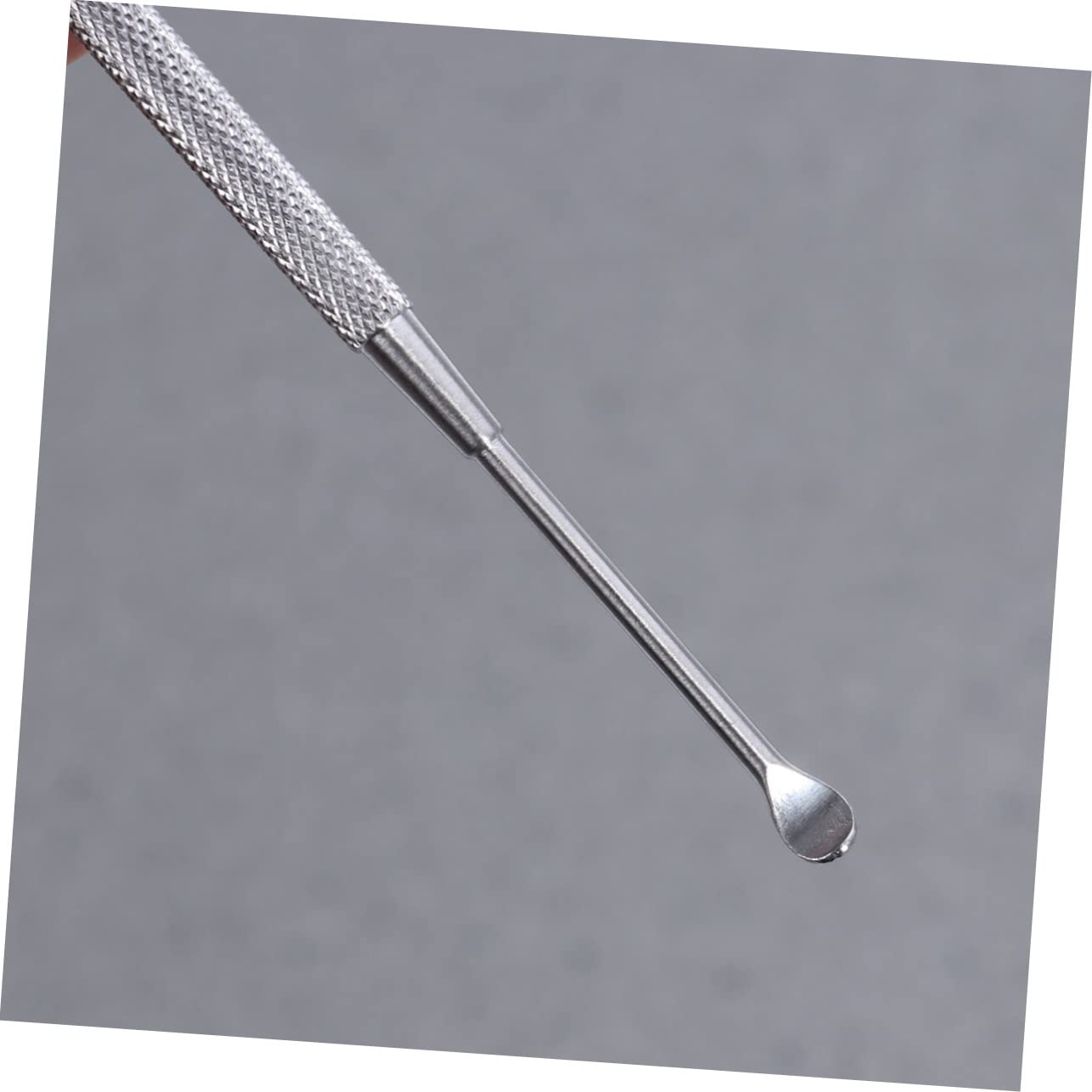 minkissy Stainless Steel Double Ended Wax Removal Tool Kit Multifunctional Spiral Cleaner for Care Silver