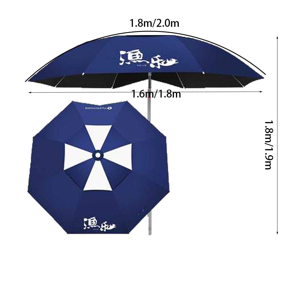 Parasol wędkarski duży parasol wędkarski / osłona przeciwsłoneczna/ochrona przeciwsłoneczna/parasol rybny/pogrubiony/parasol/sprzęt wędkarski/parasol wędkarski (kolor: A, rozmiar: 2,0)