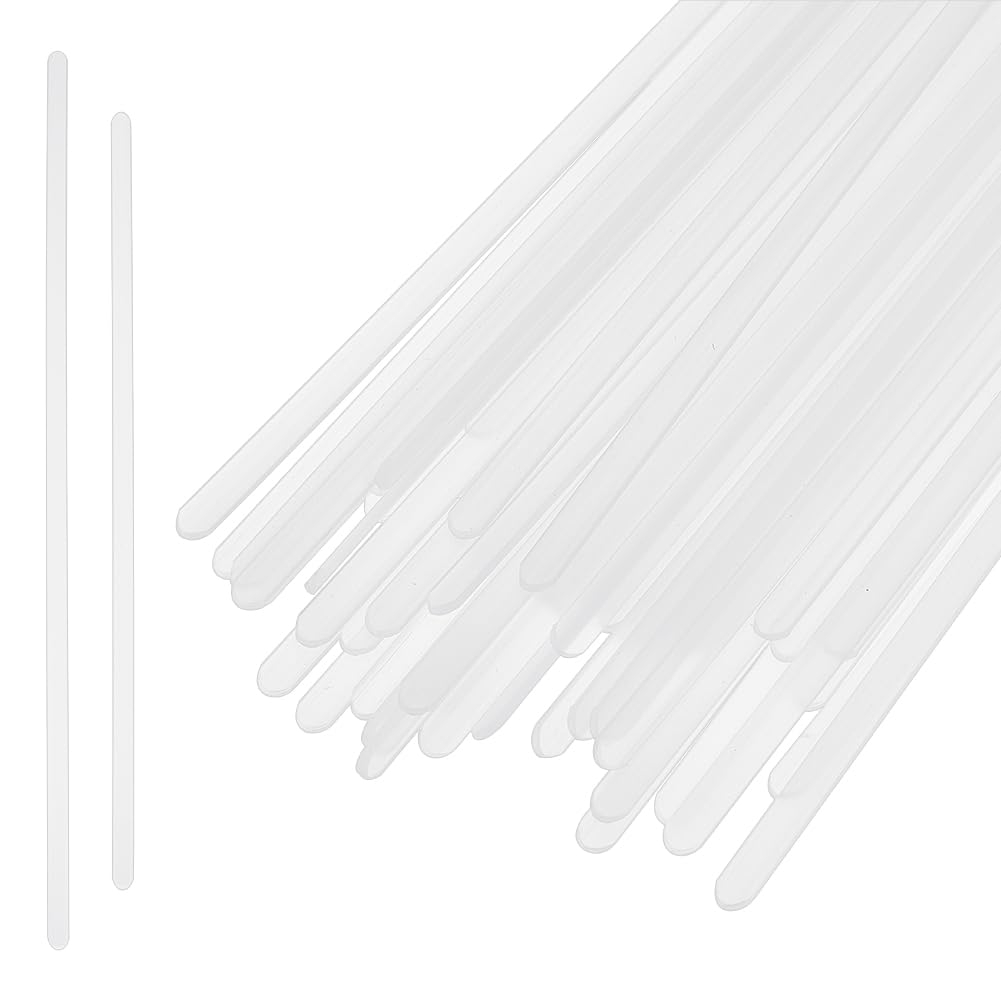 BENECREAT 48Pcs 2 Sizes PP Plastic Boning 25cm 20cm