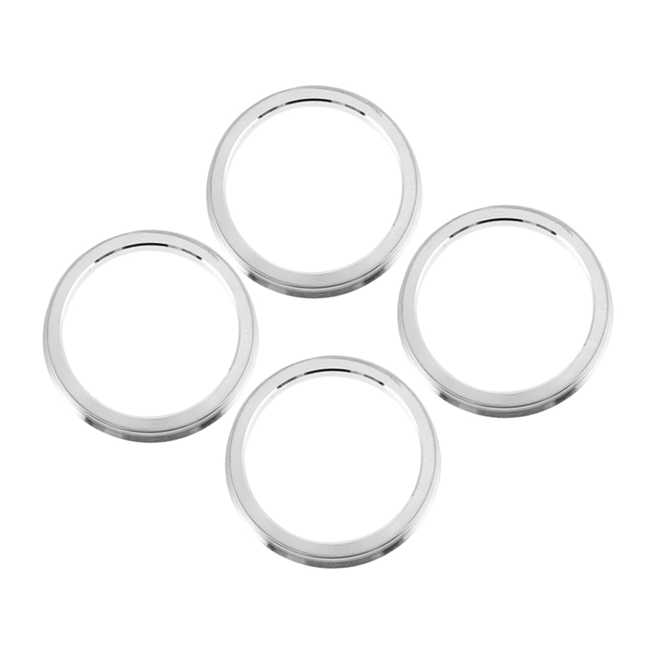 BELLIFFY 4pcs Durable Hub Centric Rings Lightweight Vehicle Hub Accessories for Stable Fit Easy Replacement Compatible with Center Bore for Cars and Trucks