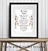 The Lords Prayer Wall Decor - Scripture, Religious Bible Verse Wall Art - Inspirational Room Decoration - Christian Catholic Gift for Women, Pastor, Ordained Minister, God or Jesus Loving Kids, Girls