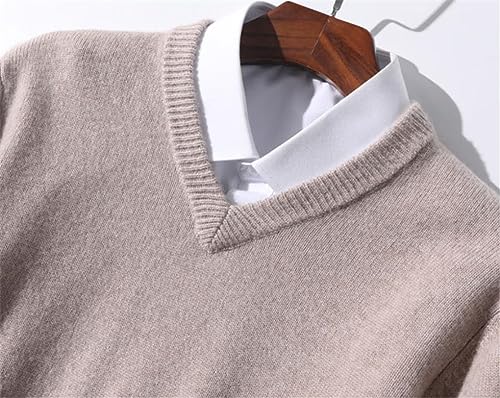 Pull en cachemire pour homme Suvoiier le chic classique en col V