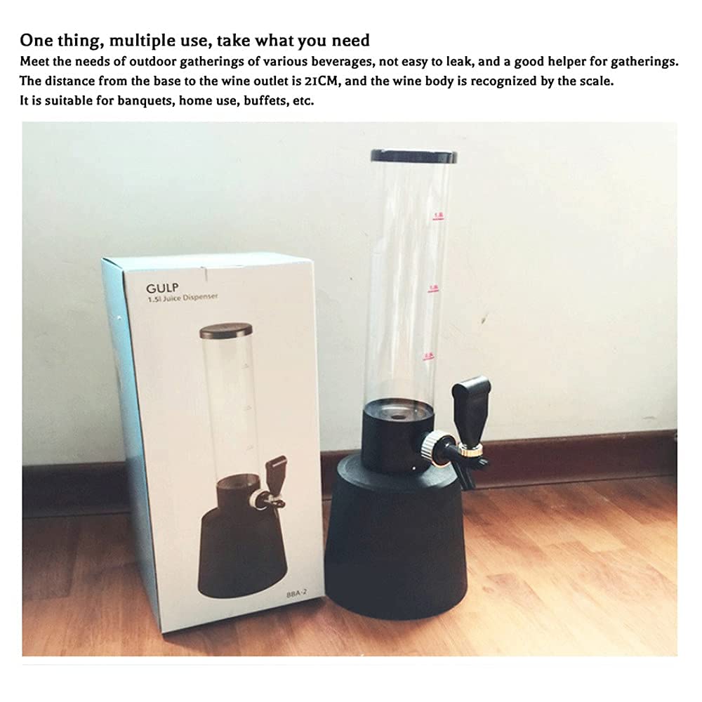 MU Birra Torre, Beer Birra Distributatori 1.5L Vino Birra Spiriti Di Birra Stoccaio per Pompa Di Bricchia Pompacchio Bricchetto Bircia Party Cena