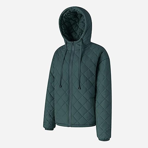 Miniatura 2 de Chaqueta acolchada de moda para mujer, cálida para invierno, para exteriores, resistente al viento, casual, holgada, lisa, para adolescentes y niñas