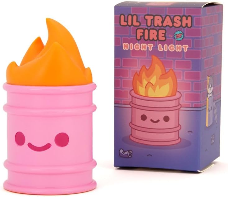 100% Soft Lil Trash Fire Rechargeable Night Light
