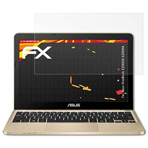 Preisvergleich Produktbild atFolix Schutzfolie kompatibel mit Asus VivoBook E200HA E200HA Displayschutzfolie, HD-Entspiegelung FX Folie (2X)