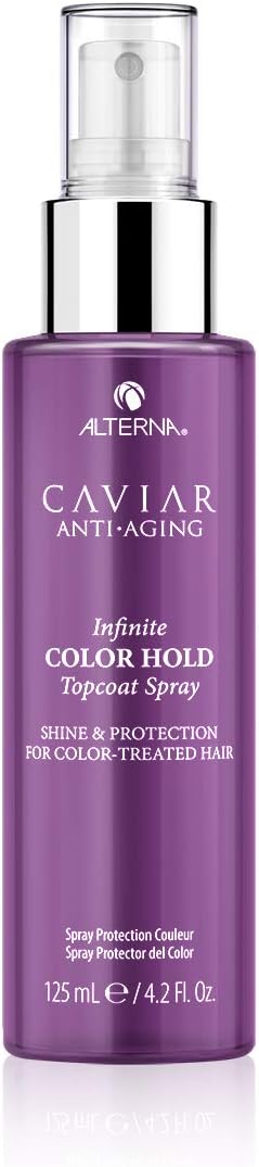 Alterna Caviar Anti-Aging Infinite Color Hold Topcoat Spray, 4.2 Fl Oz | For Color Treated Hair | Extend Color Retention | Sulfate Free