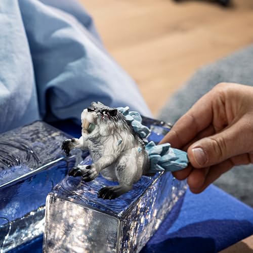 Image of Schleich Eldrador - Ice Rodant Toy Figurine - Kids Ages 7+ | 70836