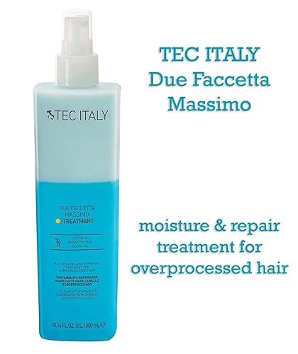 Miniatura 2 de Tec Italy Heal Dimension, Due Faccetta Massimo, Tratamiento Hidro Nutritivo para Cabello Extremadamente Dañado, 10.1 oz, 1 Botella