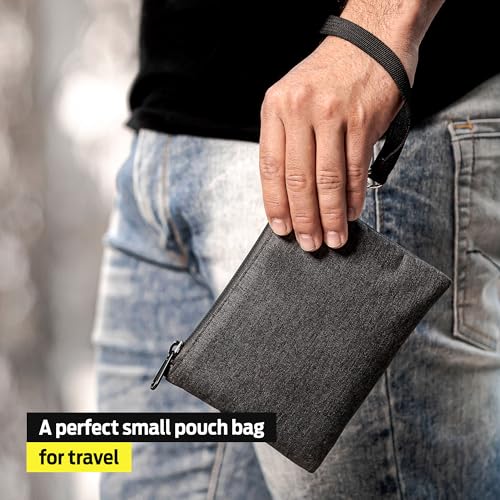 Epulse Small Smell Proof Bag - Odor Proof Bags Container - No Smell Scent Stash Pouch - Smellproof Bag Carbon Lined (Gray - 6x4 inch) - Image 7