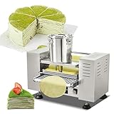 Kolice Commercial Automatic Cake Maker, Mille Crepes Equipment, Egg Skin Crepe Machine, Thousand Layers Cake Skin Maker - Crepe Dia.: 8', Thickness: 0.016' to 0.047'