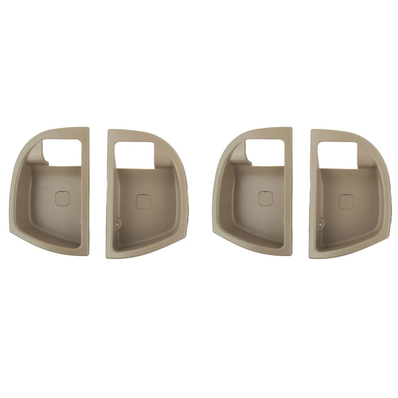 NOHEEU 4Pcs Inside Door Handle Trim Cover L&R for Hyundai for Santa Fe 2007-2012 in Car Panels Components