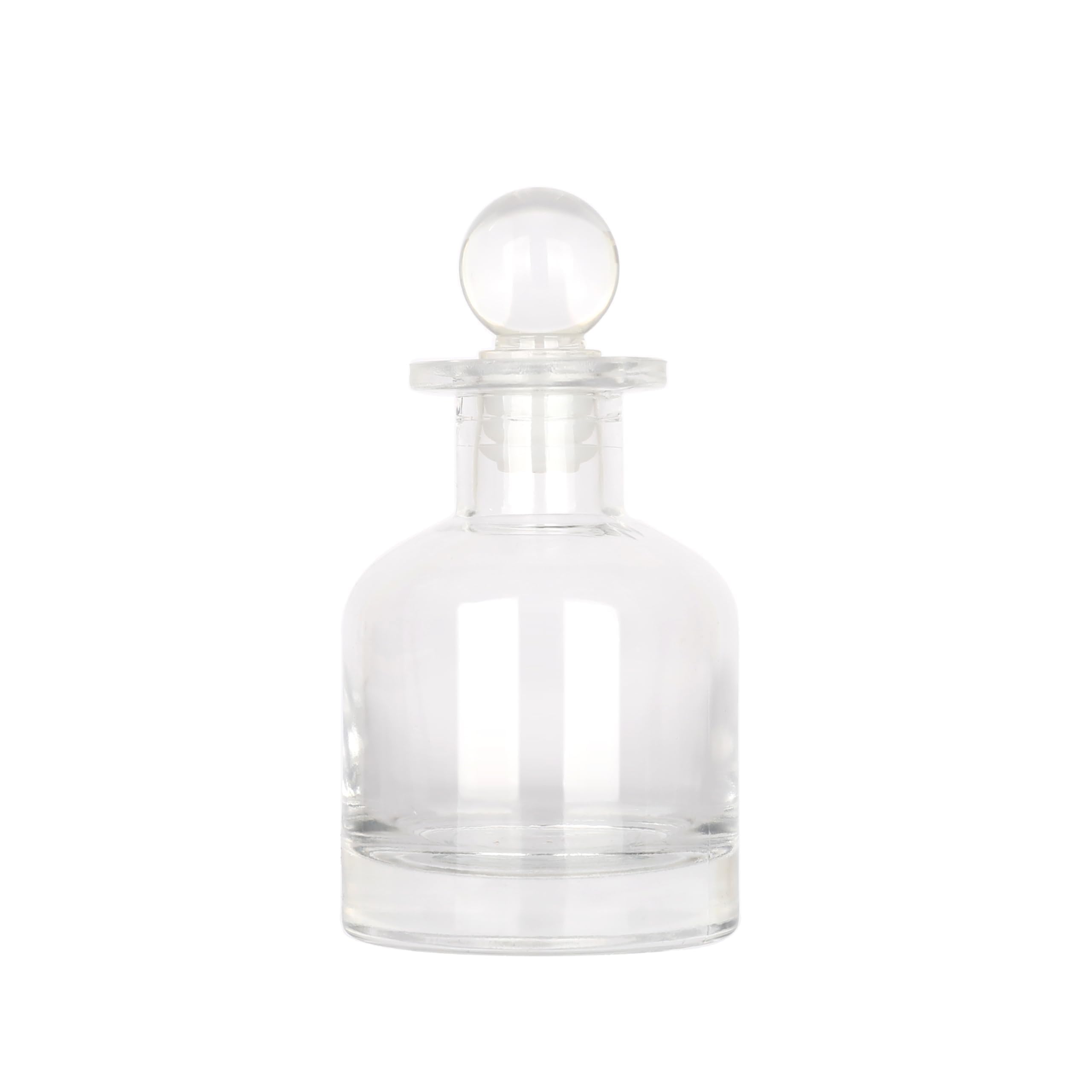 Magic Season Decorative Glass Bottle - 4.2 fl oz. Big-Belly Bottle (1 Set w/Glass Stopper)