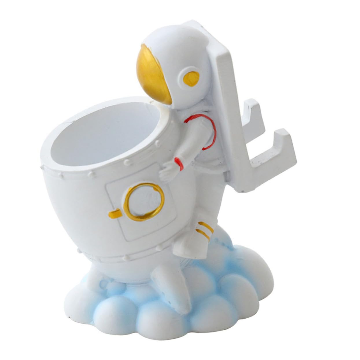 Accessoire spatial porte-stylo astronaute, idée cadeau idéal garçons et filles