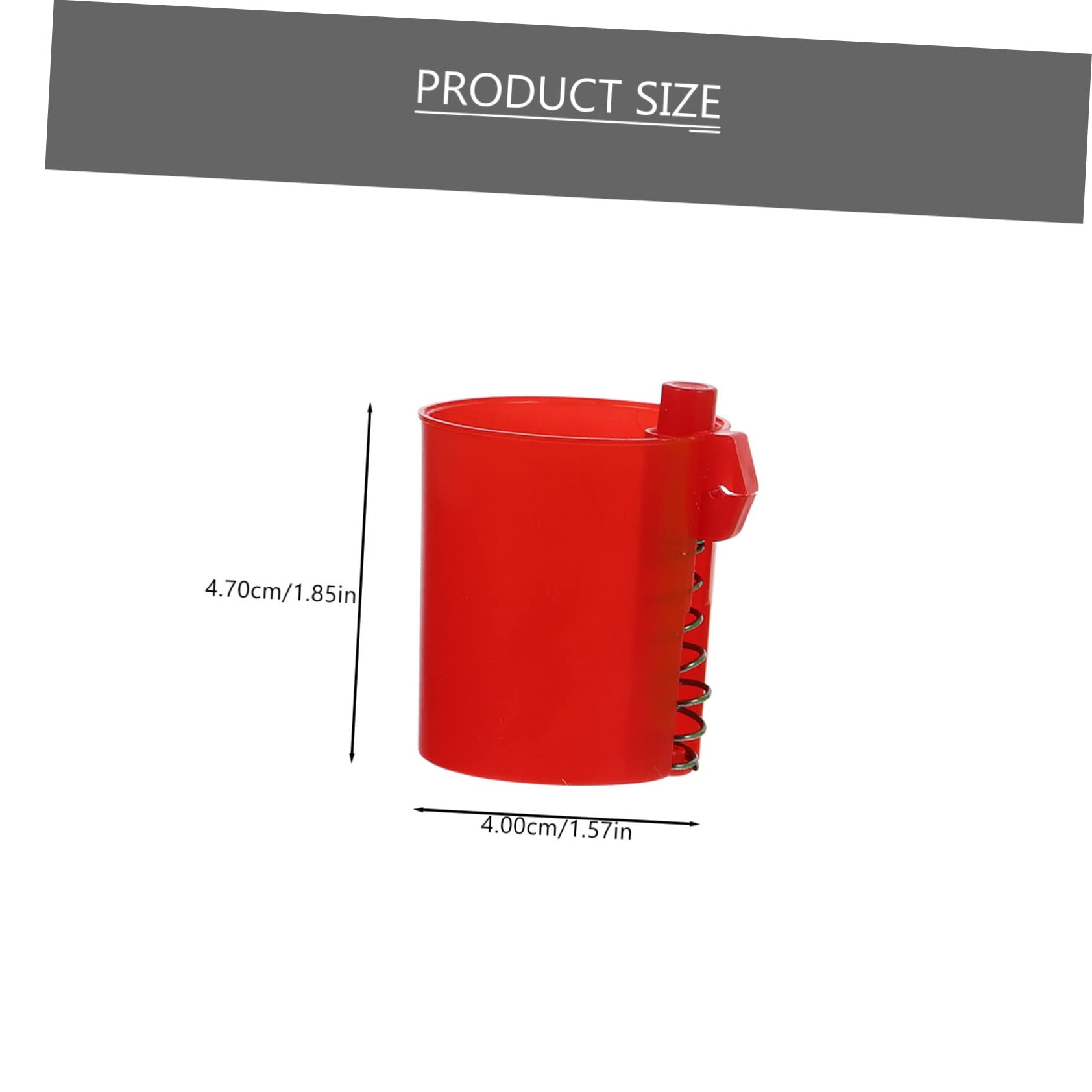 GOOHOCHY 6Pcs Outdoor Fishing Feeder Cage Durable Bait Thrower Holder for Carp Trout Fishing Lightweight Portable Bait for Fish Attraction