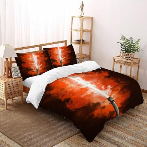 Sabre laser housse de couette linge de lit microfibre imprimé 3D - 2