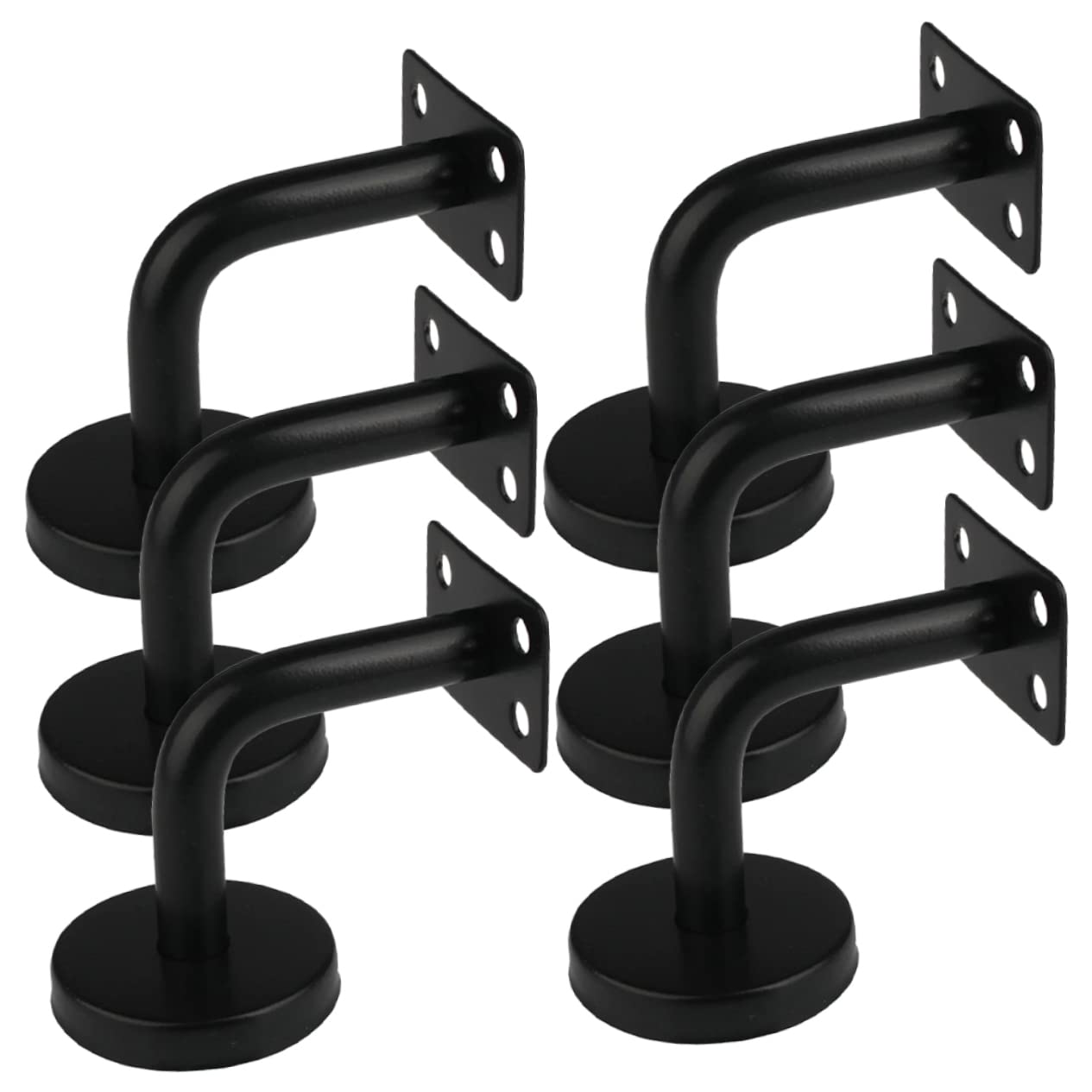 Amazon｜SOLUSTRE 6個 階段手すりブラケット 階段手すり壁ブラケット