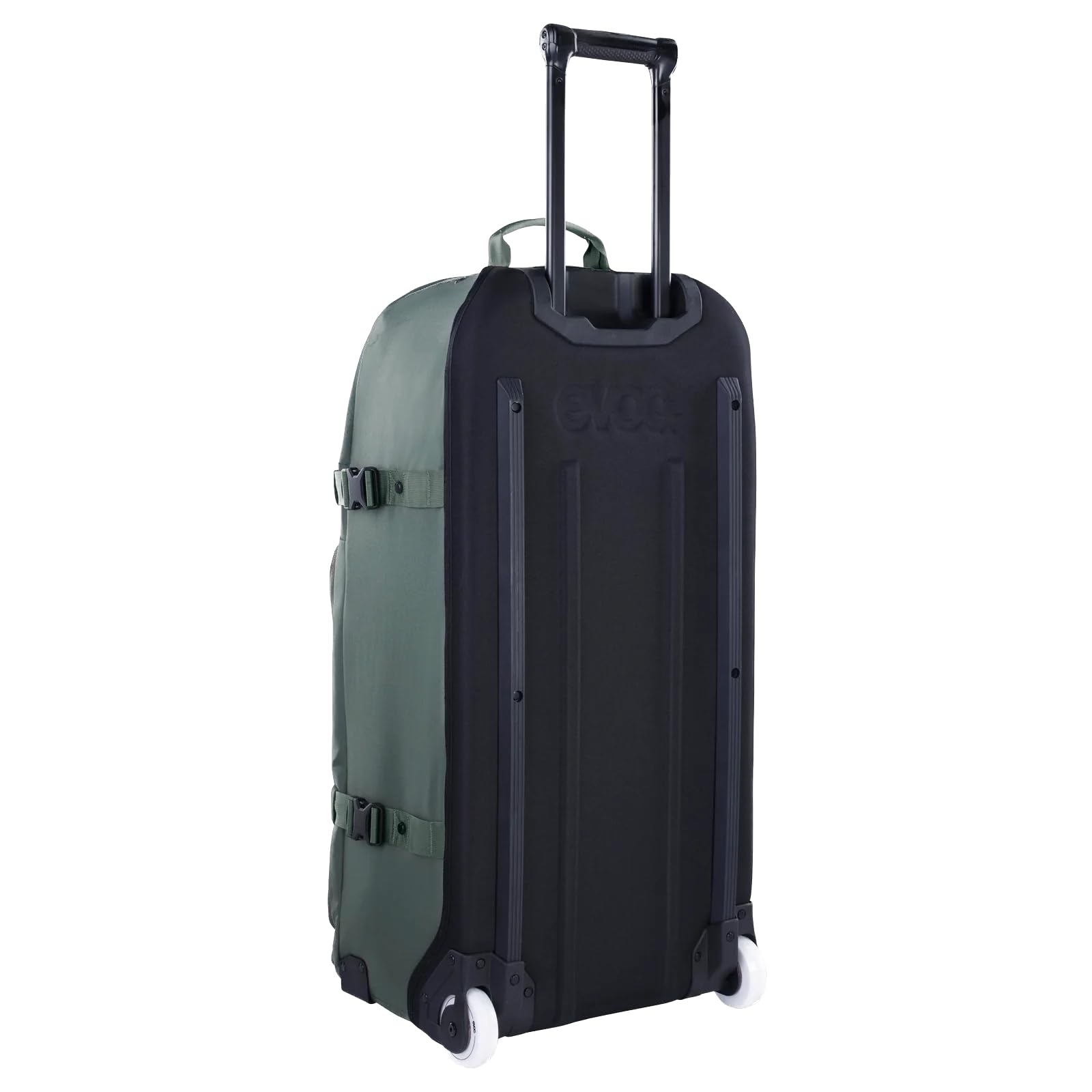 EVOC WORLD TRAVELLER 125 l walizka podróżna na kółkach, torba podróżna (stabilną konstrukcją dna z EVA, wyjątkowo lekka walizka na kółkach), ciemnooliwkowa