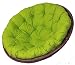 Produktbild Rattani - Polster für Papasansessel, Auflage, Ersatzpolster Papasan D 110 cm, Stoff Loneta hellgrün, Made in EU !