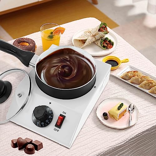 Image of WICHEMI Chocolate Melting Pot Chocolate Melter Chocolate Tempering Machine | Chocolate Warmer, Chocolate Melting Machine, Electric Chocolate Melting Pot for Candy, Sugar, Butter, Cheese, Cream, Milk