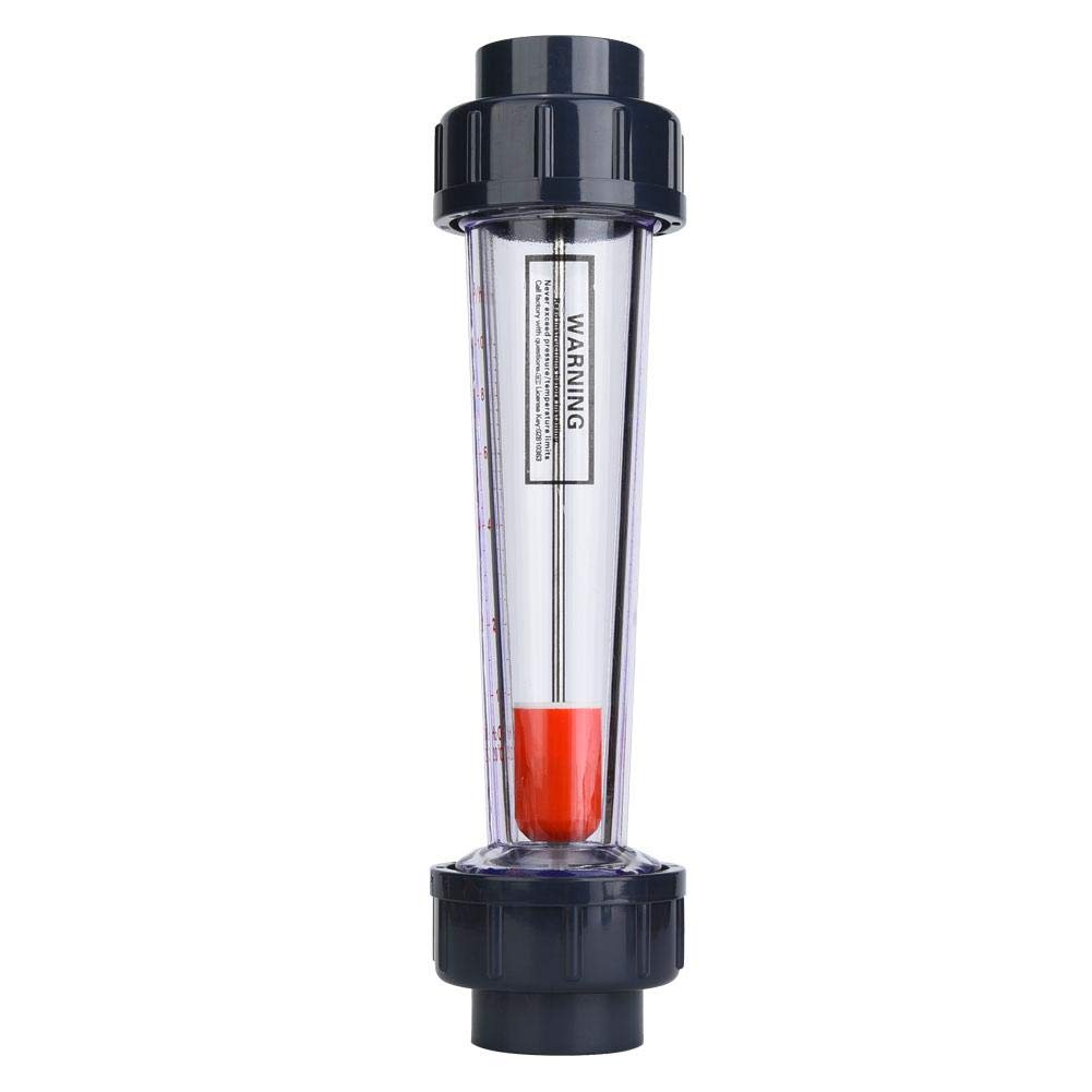Medidor de flujo de líquido con tubo de plástico ABS, boca plana de plástico (40 mm/1.6 pulg.), Rango LZS-32 (D) 1-10 m³/H