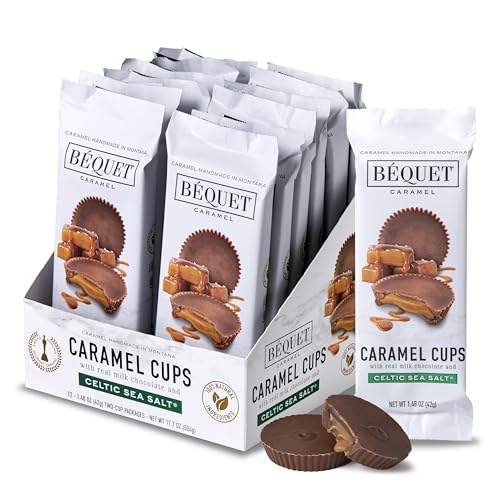 Béquet Milk Chocolate Sea Salt Caramel Cups