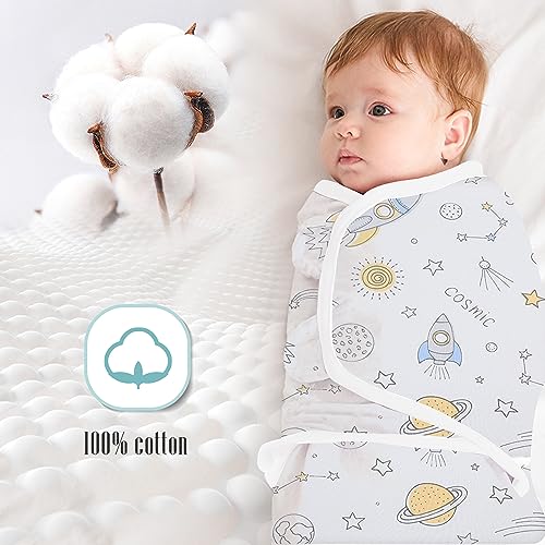 Cute Castle CC-SWA-3P-ROBOTAIRSHIPSHIP 3-Pack Baby Swaddle Sleep Sacks thumb #5