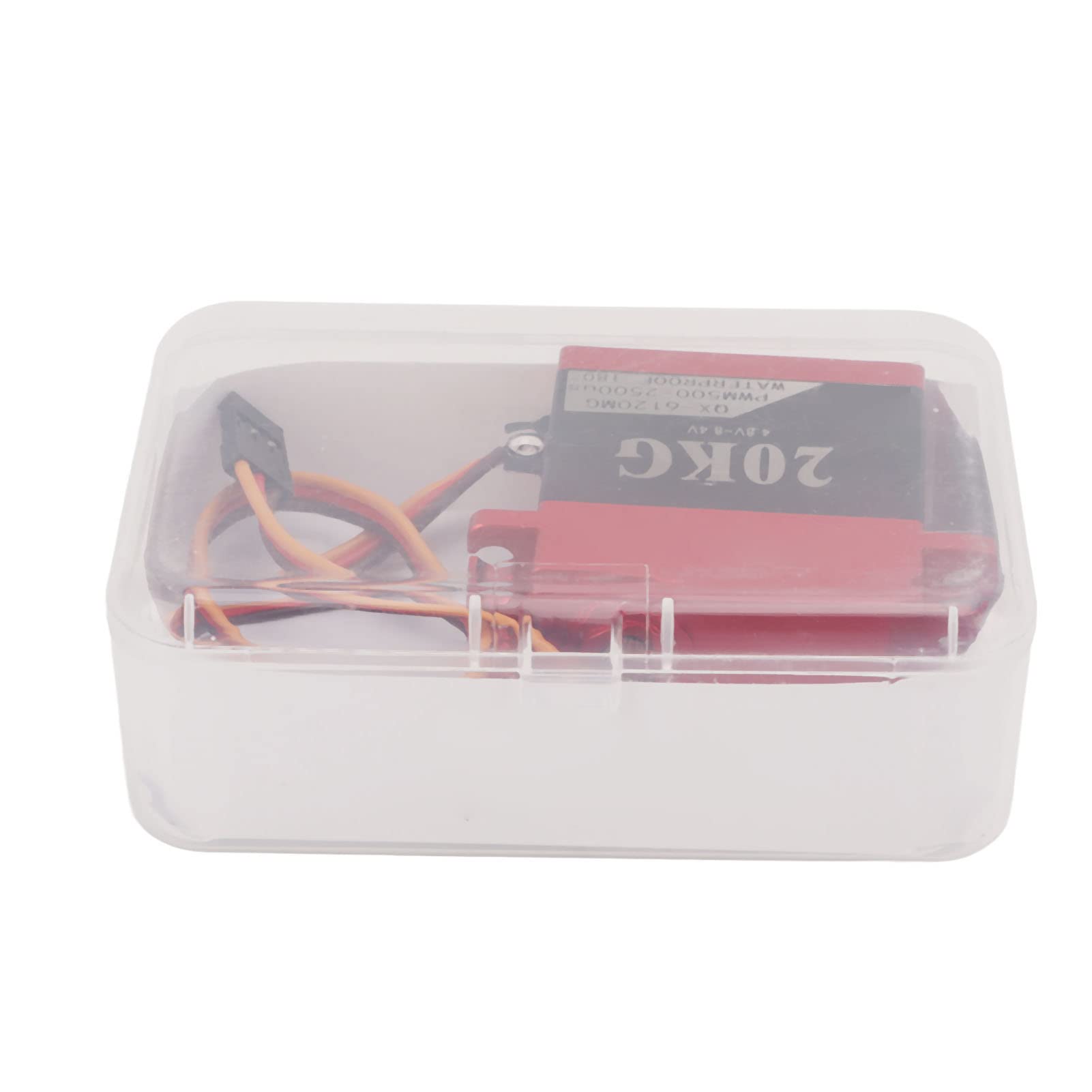QX‑6120MG Serwo wysokociśnieniowe 8,4 V, 20 kg, wysoki moment obrotowy, serwomechanizm cyfrowy wykonany w całości z metalowej przekładni, do samochodu-robota