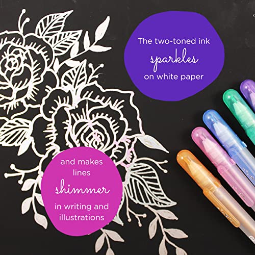 SAKURA Gelly Roll Silver Shadow Gel Pens - 5 Pack miniatura 4