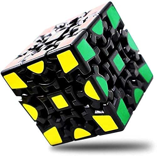craveon 3x3 stickerless drift gear cube speed magic cube toy for kids & adults magic speedy brainstorming puzzles cube