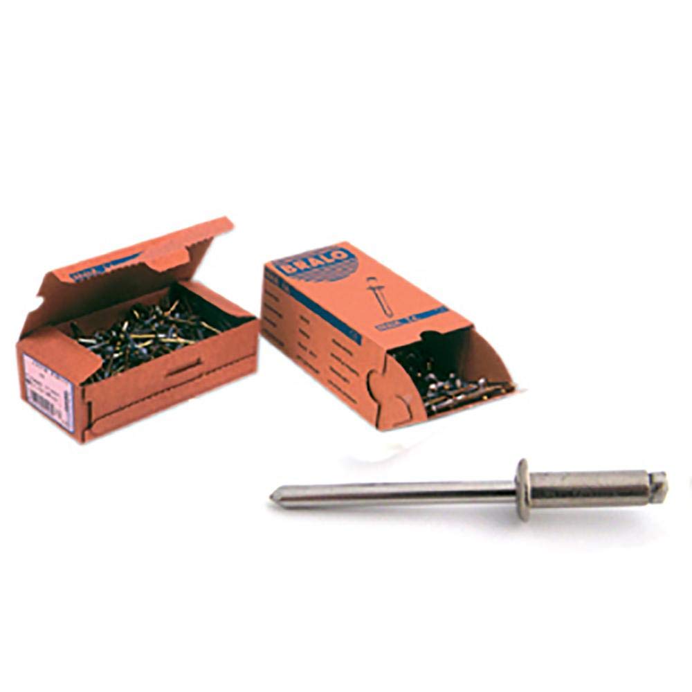 Bralo - Remache inoxidable a2 cabeza alomada diámetro 4x10mm