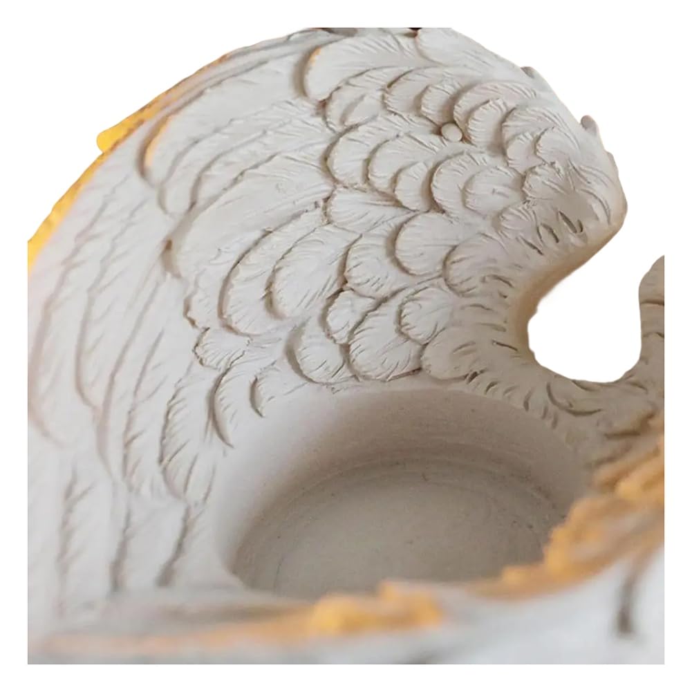 CTRLZS Angel Wing Candle Holder Nordics Style Candlestick Ornaments Wedding Decoration Romantic Living Room(No Candles)