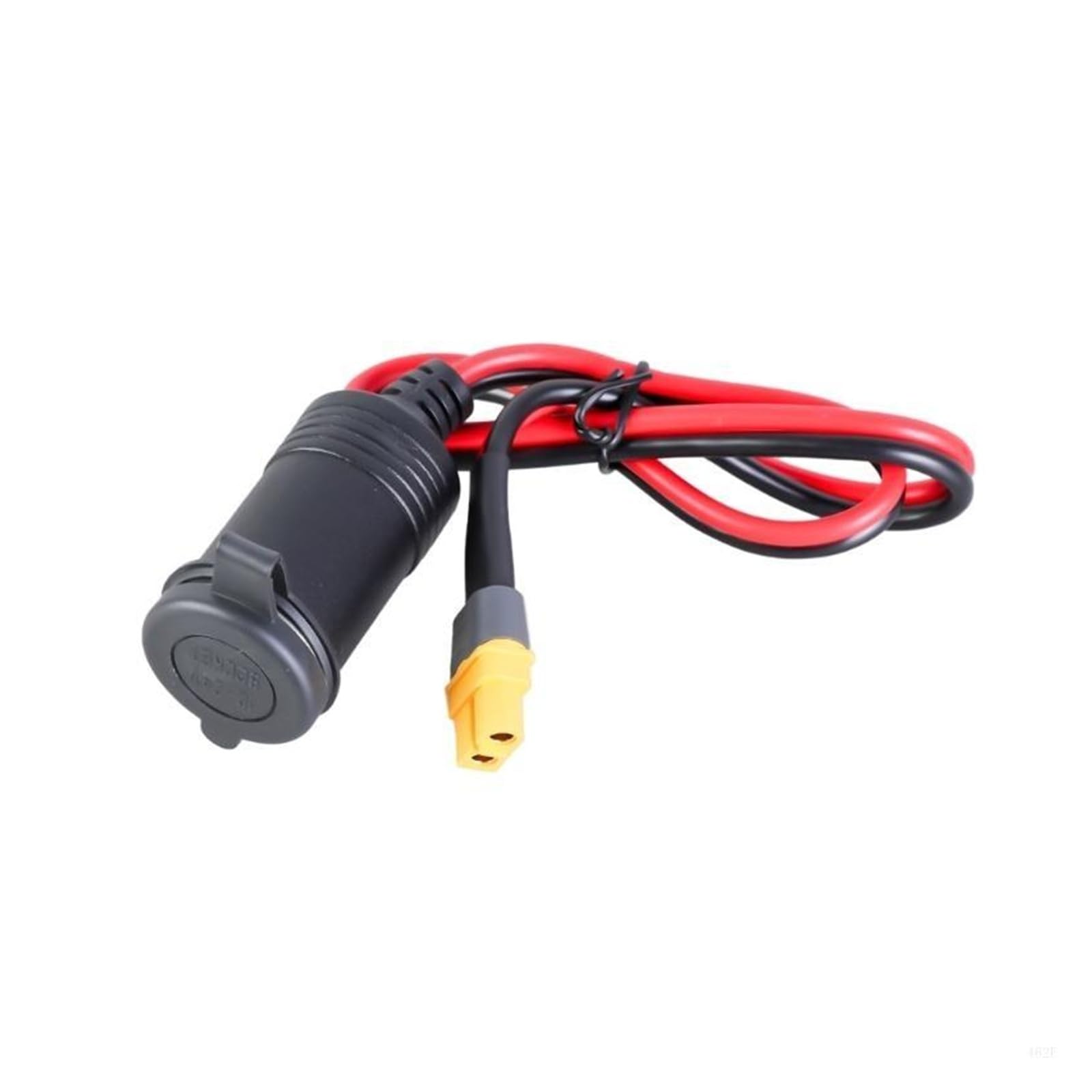 XT60 kabel adaptera do zapalniczki samochodowej 14AWG, przewód zasilający 12 V 24 V z bezpiecznikiem 15 A do przenośnej elektrowni, generatora słonecznego, kampera, łodzi (XT60 żeński)