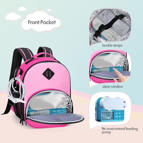 image for LUXJA Feeding Tube Backpack for G Tube, J Tube and GJ Tube, Feeding Tu