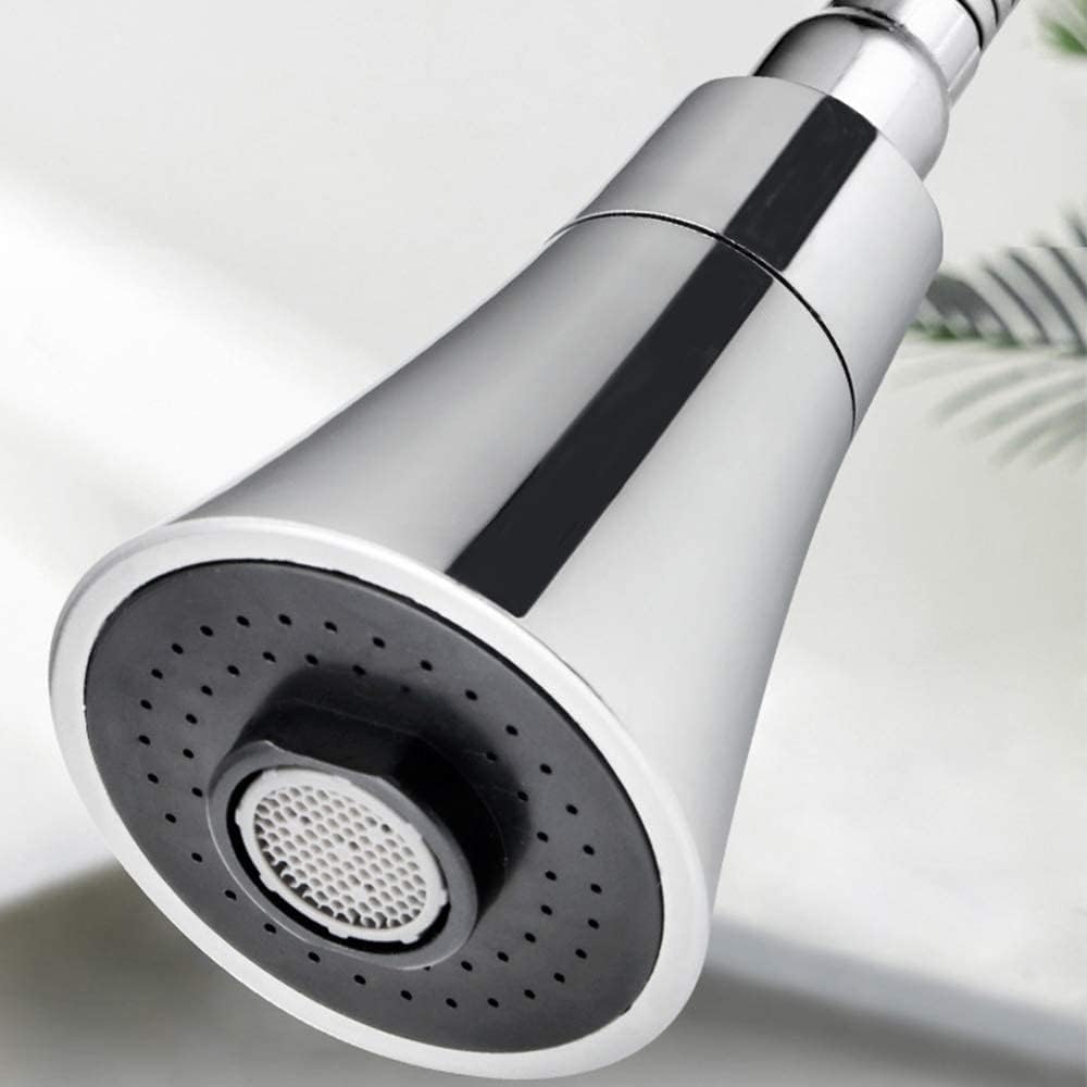 Netram Store 360 Degree Swivel Design Allows Free Rotation Easy Use In Any Direction Dual Water Modes Switch Between Soft Stream And Spray For Different Tasks (Faucet_E 12 Cm) 1