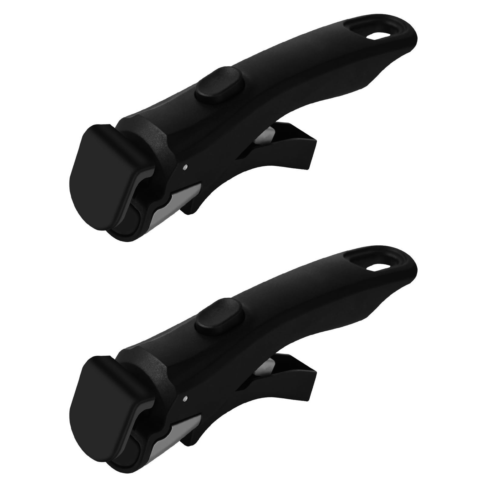 Wayona 2 Pack Removable Handles for Pots and Pans Black - Universal Detachable Pan Handle - Heat-Resistant Plastic, Stainless Steel, Silicone - Black