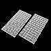 OBANGONG 6 Pcs Grid Divider Tray Egg Crate 11.8inch Louvre Aquarium Fish Tank Bottom Isolation