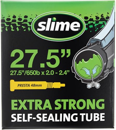 Bike Inner Tube with Slime Puncture Sealant, Extra Strong, Self Sealing, Prevent and Repair