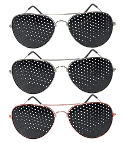 MADGININE Pinhole Glasses Set