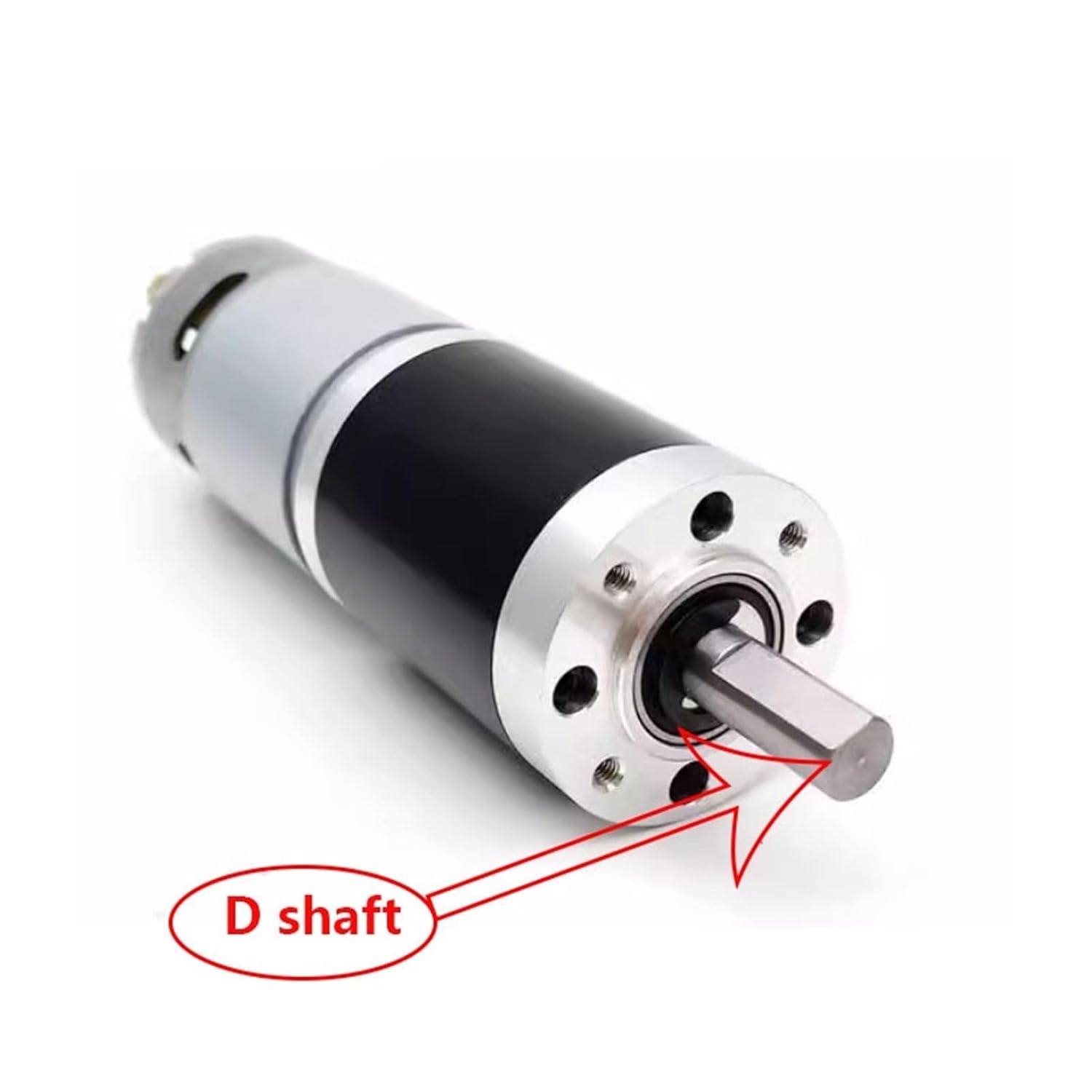 1PC High Torque 42GP-775 Metal Planetary Geared DC Motor DC12V/24V 1600RPM~8RPM Forward/Reverse PWM Speed Regulatio(10mm,1600RPM,24V with Bracket)