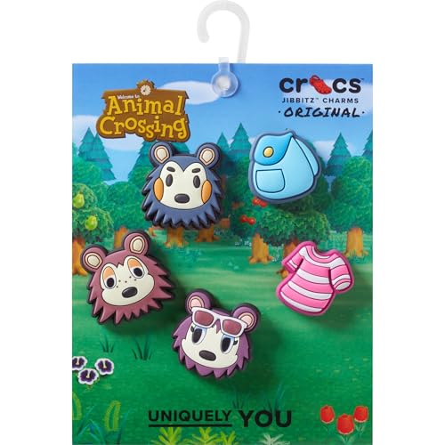 Image of Crocs Jibbitz Video Games Shoe Charm Packs, Animal Crossing Creator, 5-Pack