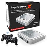 DIKDOC Video Game Console Emulator Console Arcade Emulator Kids Retro Game Console Pre-Install 41,000 Games ROM HDMI Output 128G Mini Portable Support NES/N64/PS1/Sega Console