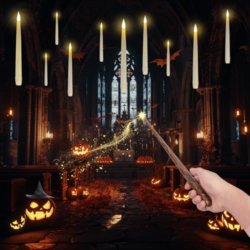 Velas mágicas decorativas flotantes para ambientar cenas de Navidad y fiestas temáticas en casa