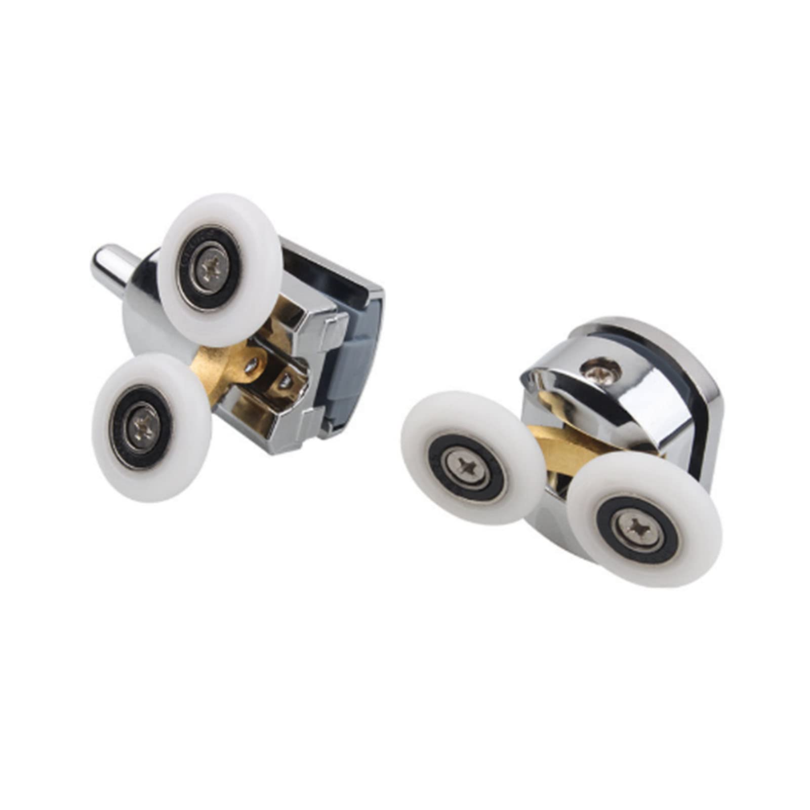 Set 4 Rotelle Porta Doccia 23mm - Ricambio Superiore E Inferiore Per Ante Scorrevoli - Foto 11