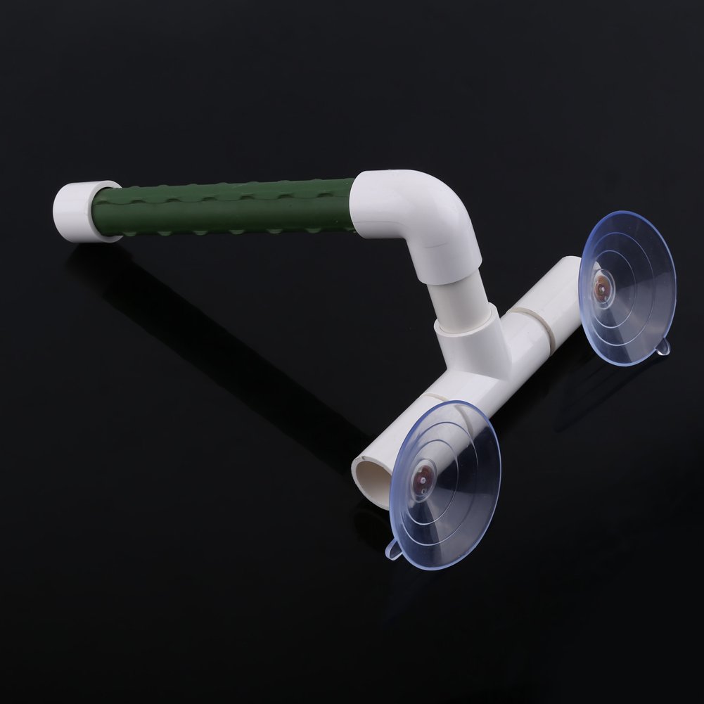 Speelgoed Bh 23×17×8 Vogel Zitstokken Parkiet Opvouwbaar Zuignap Raam Douche Bad Muur Poot Slijpstandaard Speelgoed