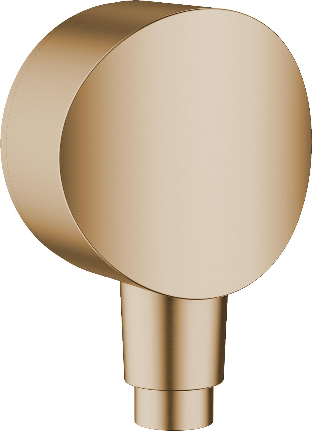 Hansgrohe Brushed Bronze Fixfit S Wall Connection, Hose Connection With Backflow Preventer