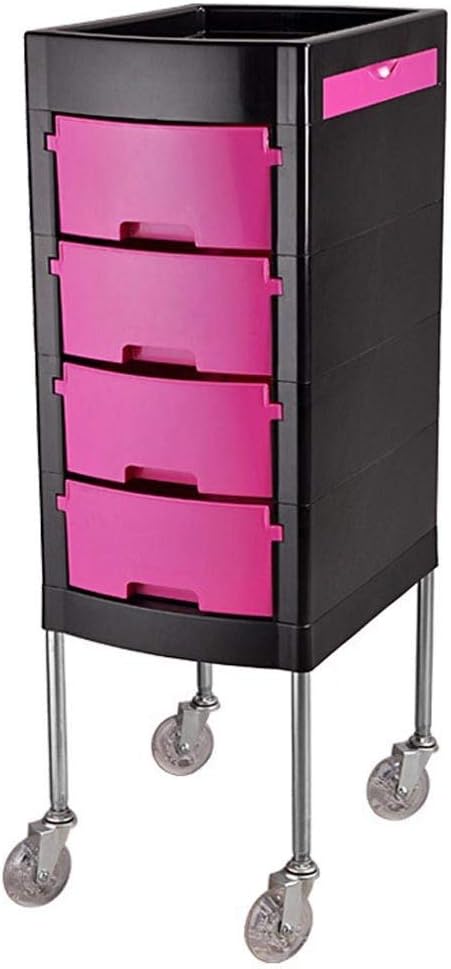 Portable Beauty Trolley Trolley Rack Beauty Hairdressing Supplies Barber Shop Tool Cabinet Hairdressing Hair Tool Cart l B 40×30.5×91.5Cm (A 40×30.5×91.5Cm)