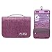 Borsa da Toilette da Viaggio - Appeso Toiletry Organizer Travel Trousse per Donne e Uomini, Borse per Cosmetici con Zip, Beauty Case da Viaggio da per viaggio/all'aperto (Viola)