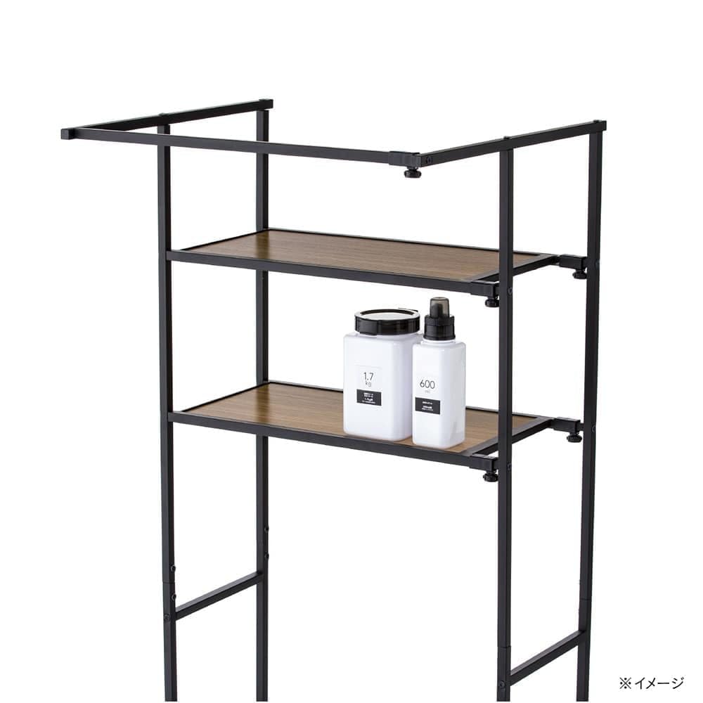 Amazon｜カインズ(CAINZ) ランドリーラック 幅64～77cm 奥行55cm