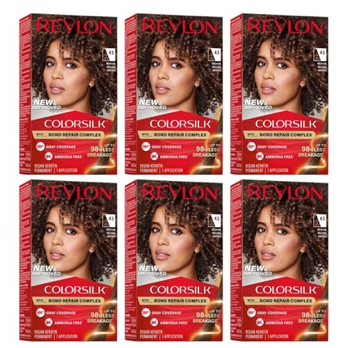 Revlon Colorsilkヘアカラー[43]中ゴールデンブラウン1をEA（6パック）の商品画像（Amazon）